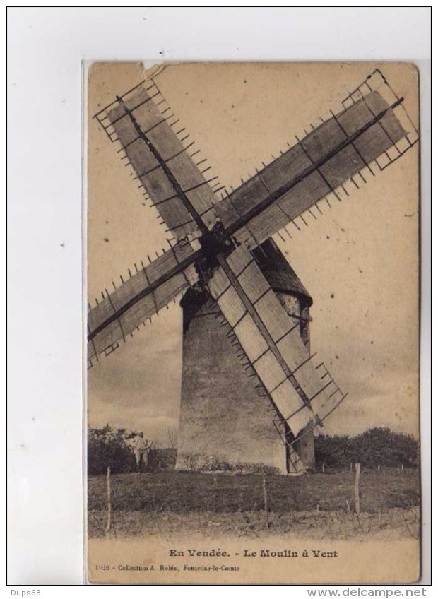 En Vendée - Le Moulin à Vent - état - Autres & Non Classés