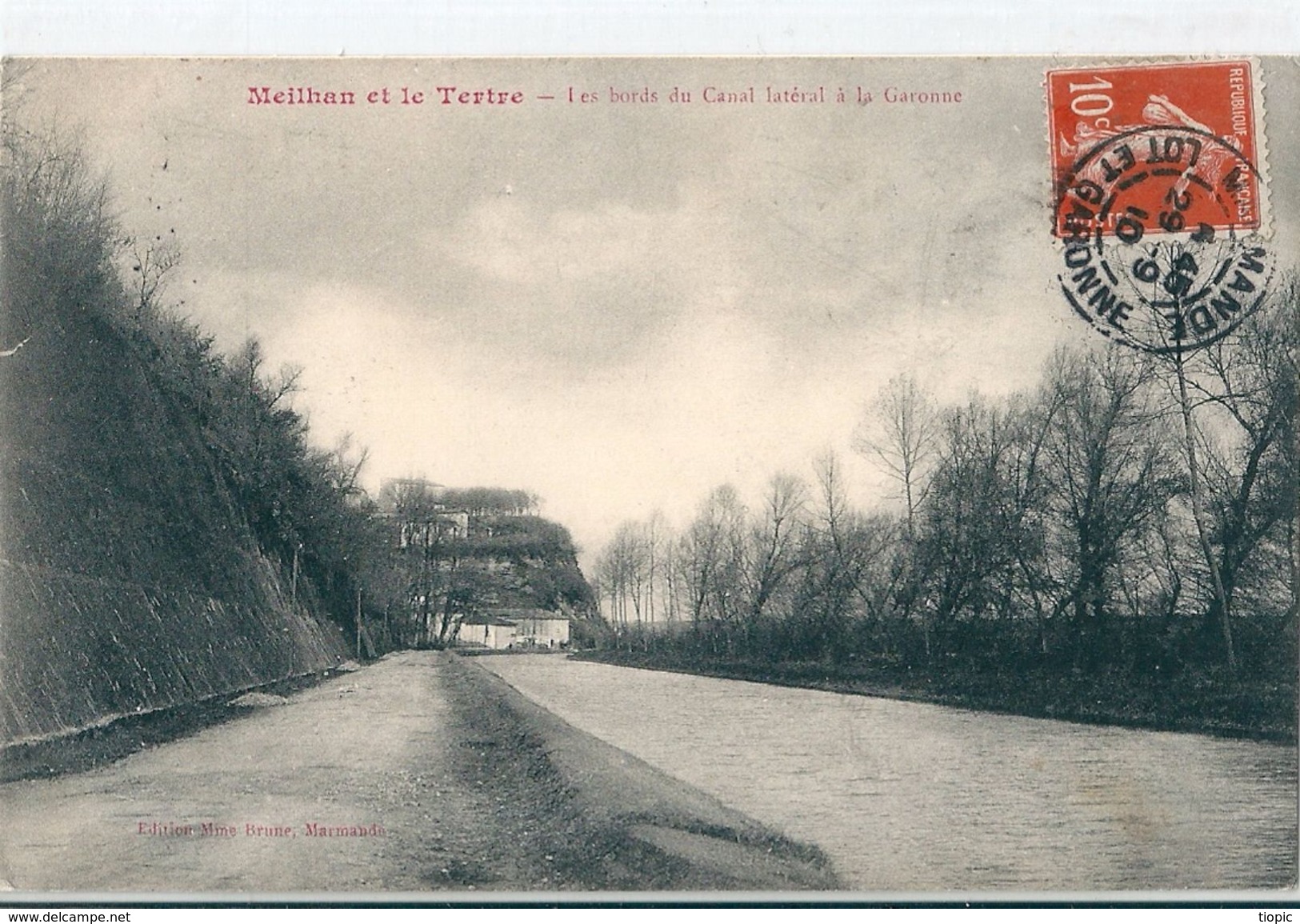 MEILHAN  Et  Le  Tertre  -   '( 47 )  Les  Bords  Du  Canal  Latéral  à  La  Garonne            $ - Meilhan Sur Garonne