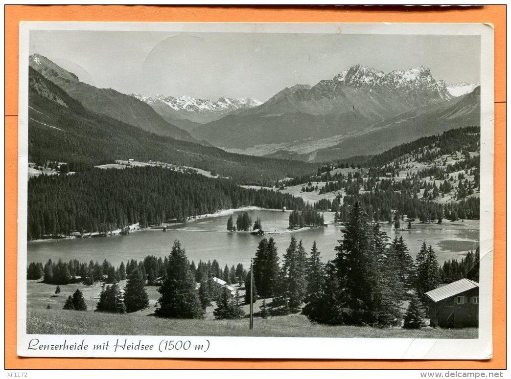 FAO-24 Lenzerheide Mit Heidsee 1500 M. Circulé. Petit Pli Angle Inf. Droit. - Lantsch/Lenz