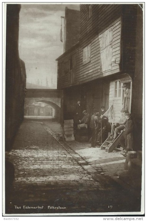 Folkestone,The Fishmarket Gelopen Kaart 1924 - Folkestone