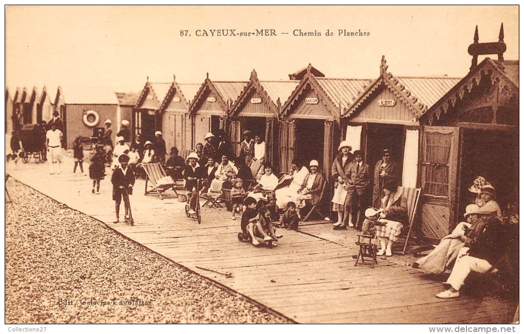 80-CAYEUX-SUR-MER- CHEMIN DES PLANCHES - Cayeux Sur Mer