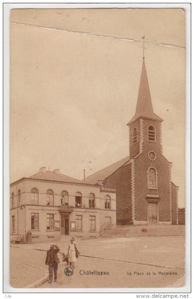 Cpa Chatelineau  Place De La Madeleine - Châtelet