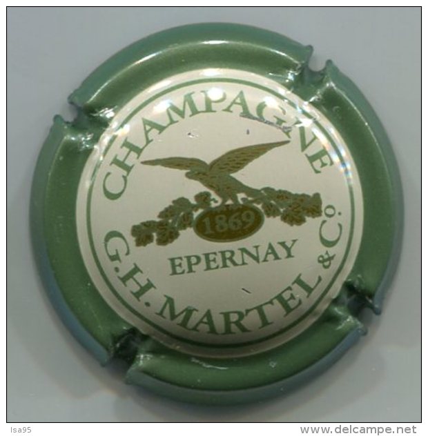 CJ-CAPSULE-CHAMPAGNE MARTEL GH N°15 Vert - Martel GH