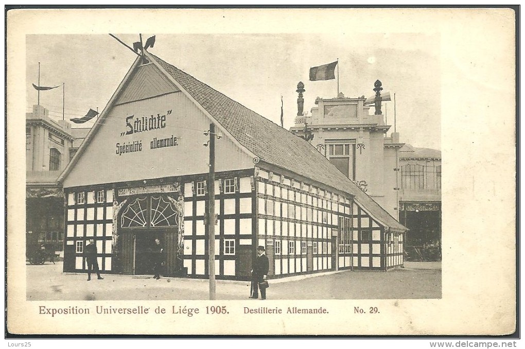 ! - Belgique - Liège - Exposition Universelle De 1905 - Destillerie Allemande - Luik