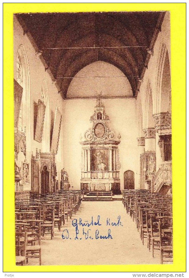 * Gistel - Ghistel - Ghistelle (Oostende) * (Nels, Ern Thill) Dekanale Kerk, église Décanale, Intérieur Nef De La Vierge - Gistel