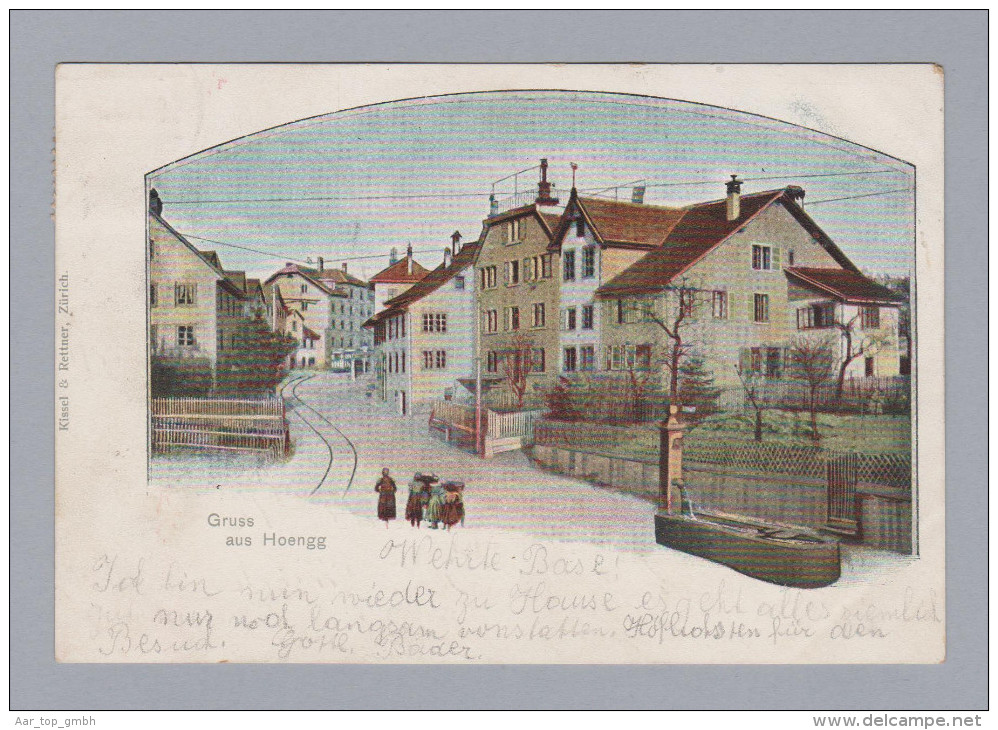 AK ZHs ZÜRICH HÖNGG 1901-06-08 Höngg Foto Kissel & Rettner - Höngg