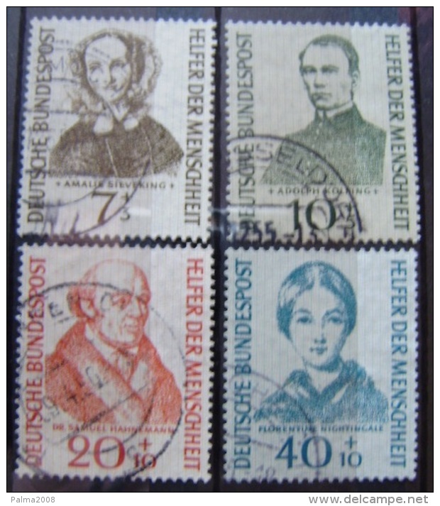 ALEMANIA FEDERAL- IVERT 98-01 SERIE COMPLETA USADOS ( PERSONALIDADES BENECFACTORAS ) (J 195 ) - Sonstige & Ohne Zuordnung