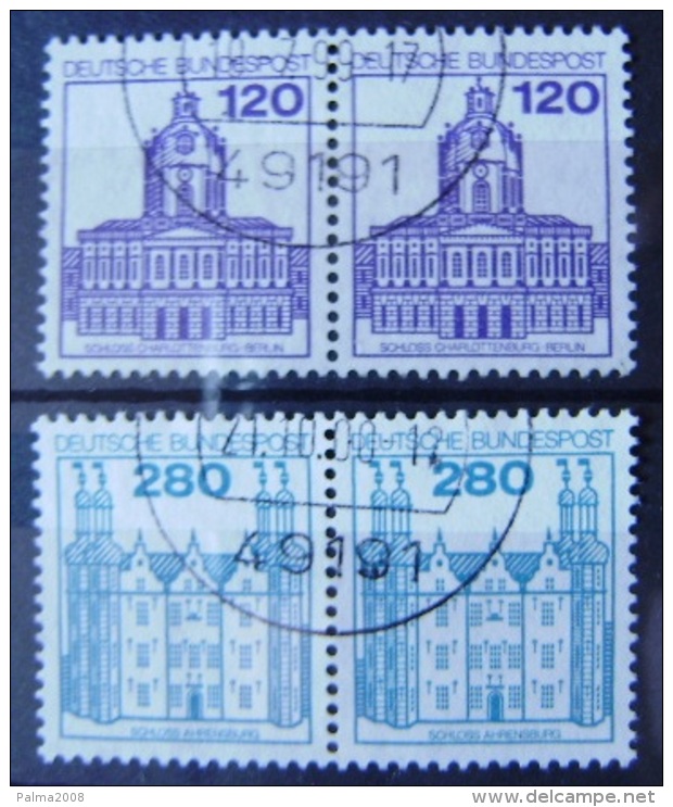 ALEMANIA FEDERAL- IVERT 974-75 SERIE COMPLETA USADOS ( BASICOS PAREJAS) (J 202 ) - Otros & Sin Clasificación