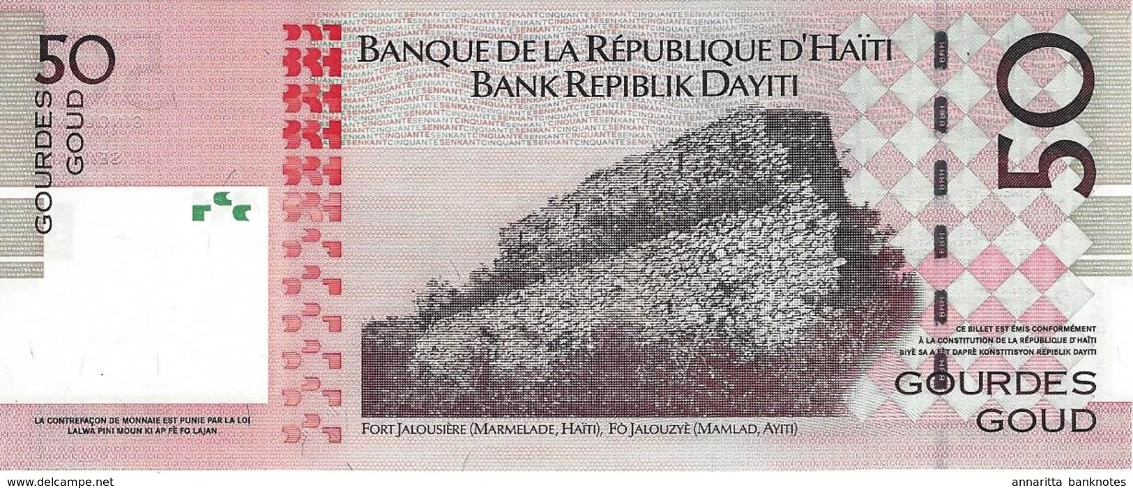 HAITI 50 GOURDES 2004 P-274a UNC PREFIX A [HT847a ] - Haïti