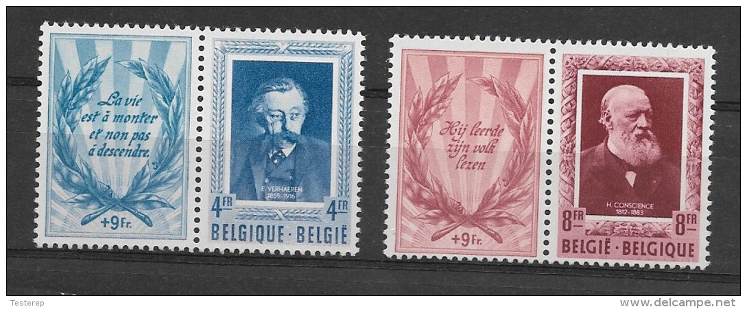 898/899  Tweeluik/diptiques.  X (licht, Légère)      140 Euro - Unused Stamps