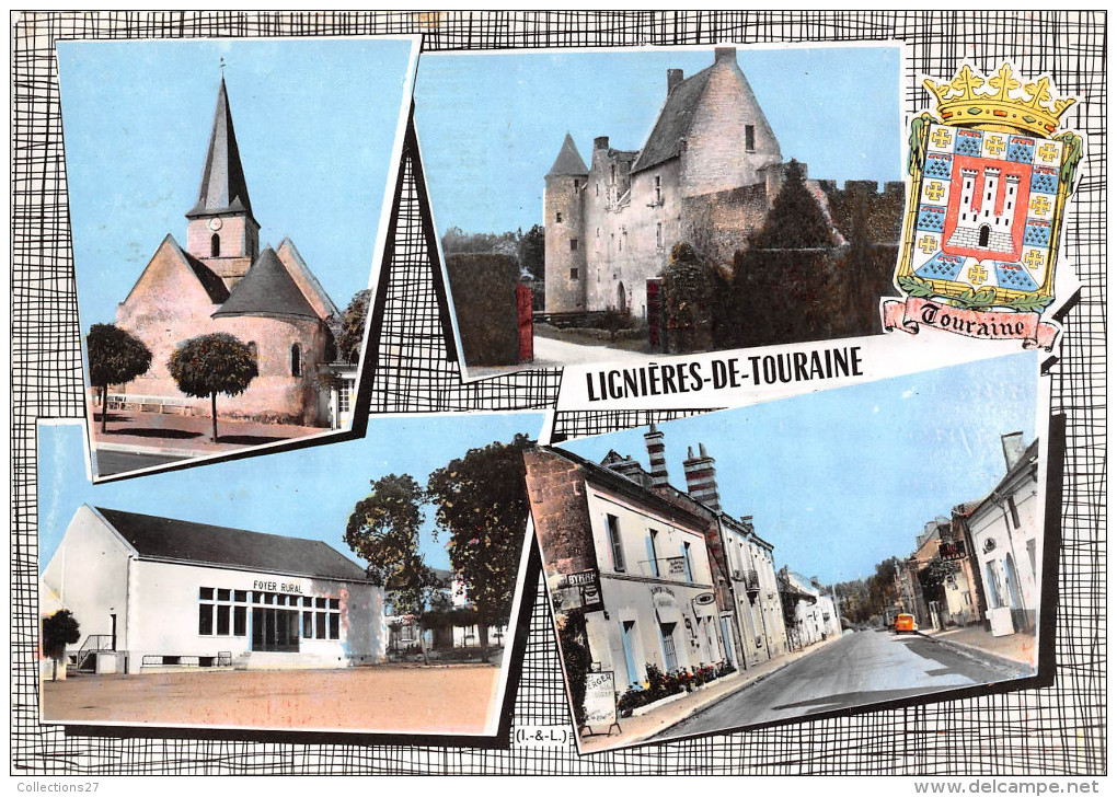 37-LIGNIERES-DE-TOURAINE- MULTIVUE - Rochecorbon