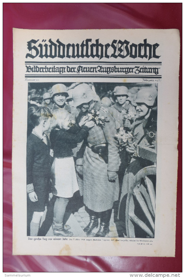 "Süddeutsche Woche" Bilderbeilage Der Neuen Augsburger Zeitung, Ausgaben 8/1937 Bis 52/1937 - Política Contemporánea
