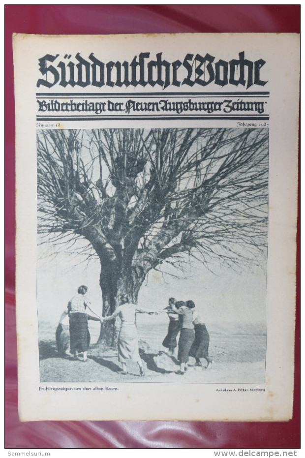 "Süddeutsche Woche" Bilderbeilage der Neuen Augsburger Zeitung, Ausgaben 8/1937 bis 52/1937