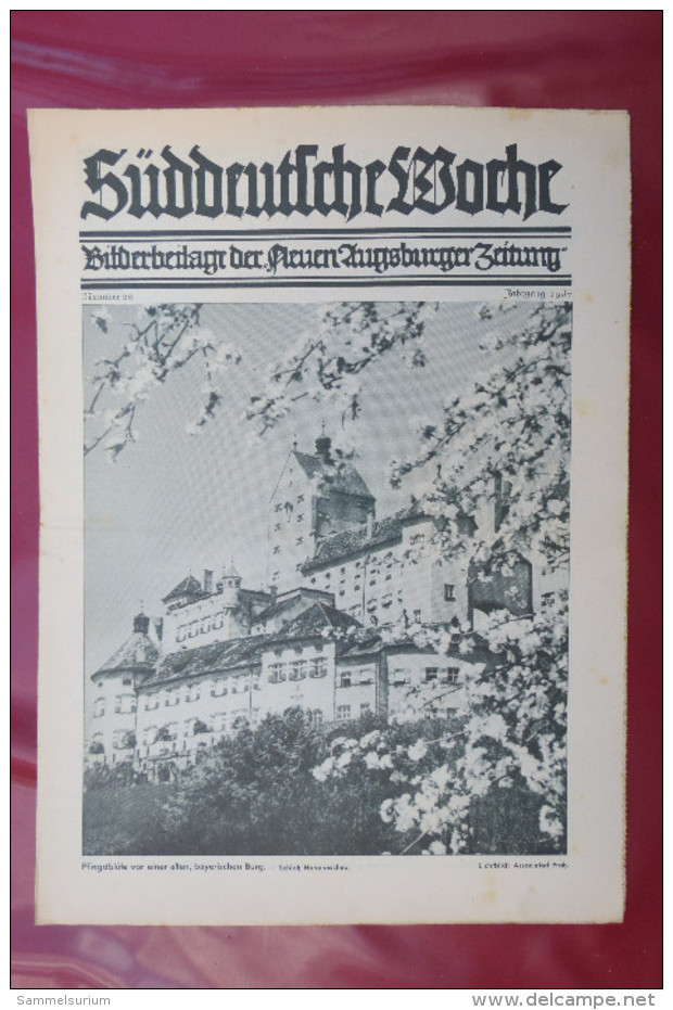 "Süddeutsche Woche" Bilderbeilage der Neuen Augsburger Zeitung, Ausgaben 8/1937 bis 52/1937