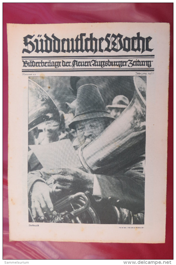 "Süddeutsche Woche" Bilderbeilage der Neuen Augsburger Zeitung, Ausgaben 8/1937 bis 52/1937