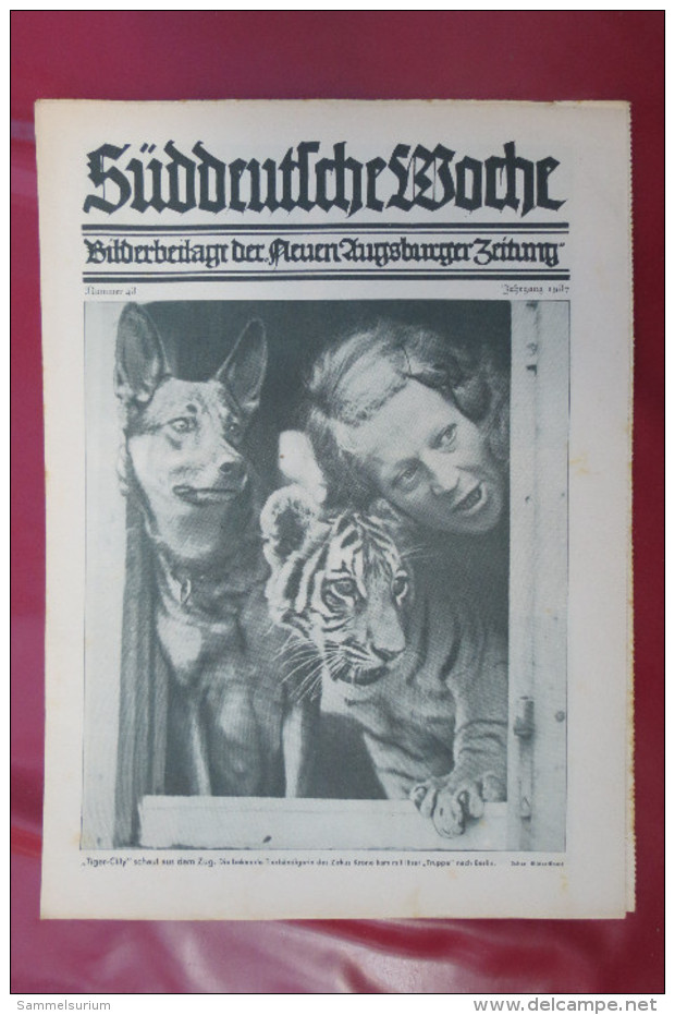 "Süddeutsche Woche" Bilderbeilage der Neuen Augsburger Zeitung, Ausgaben 8/1937 bis 52/1937