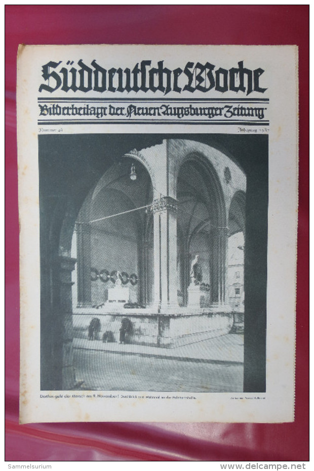 "Süddeutsche Woche" Bilderbeilage der Neuen Augsburger Zeitung, Ausgaben 8/1937 bis 52/1937