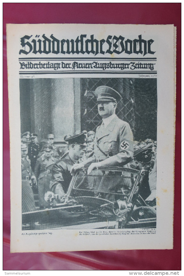 "Süddeutsche Woche" Bilderbeilage der Neuen Augsburger Zeitung, Ausgaben 8/1937 bis 52/1937