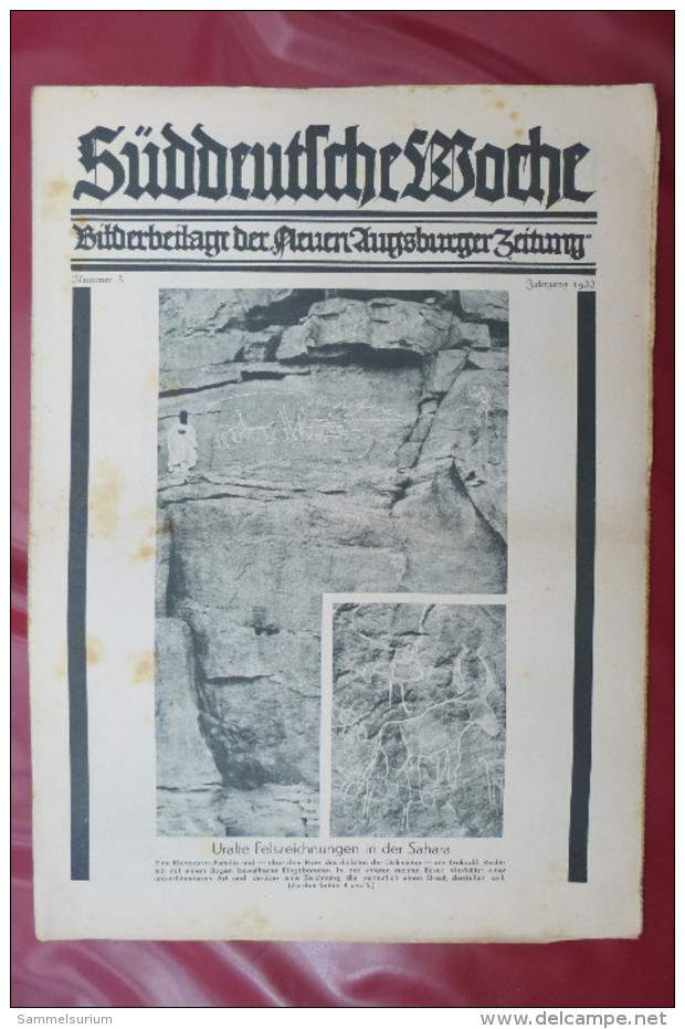"Süddeutsche Woche" Bilderbeilage Der Neuen Augsburger Zeitung, Ausgaben 3/1933 Bis 52/1933 Inklusive Sonderbeilage - Contemporary Politics