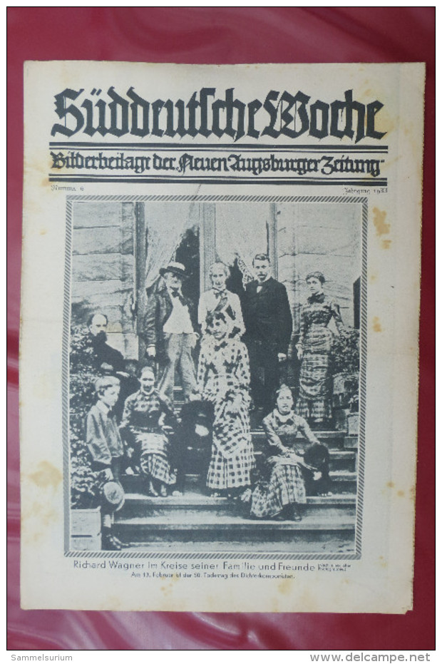 "Süddeutsche Woche" Bilderbeilage Der Neuen Augsburger Zeitung, Ausgaben 3/1933 Bis 52/1933 Inklusive Sonderbeilage - Hedendaagse Politiek