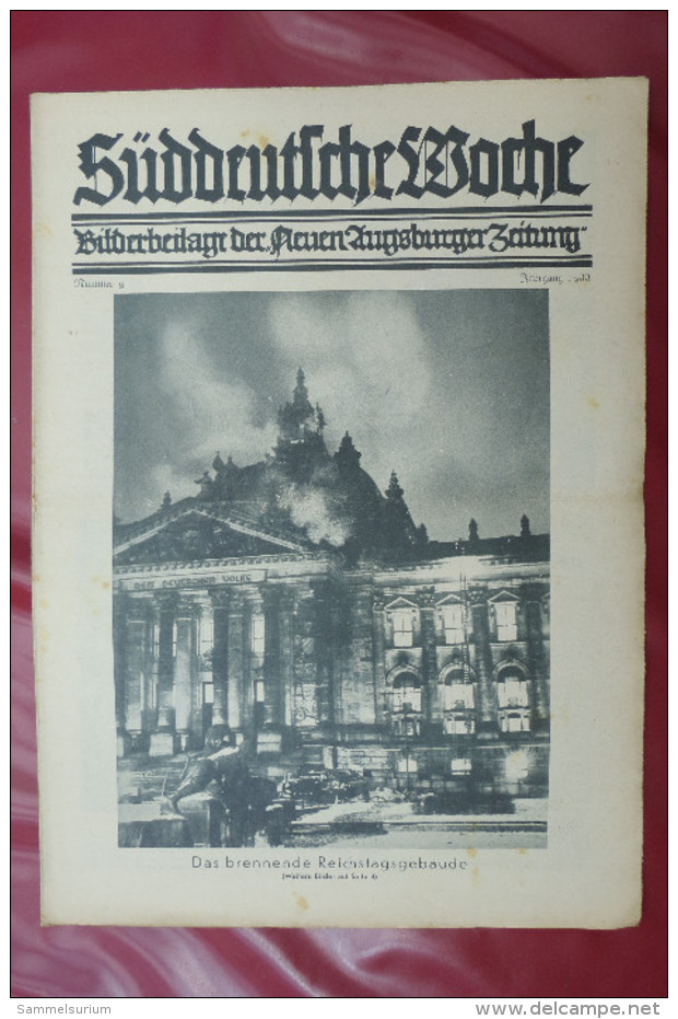 "Süddeutsche Woche" Bilderbeilage der Neuen Augsburger Zeitung, Ausgaben 3/1933 bis 52/1933 Inklusive Sonderbeilage