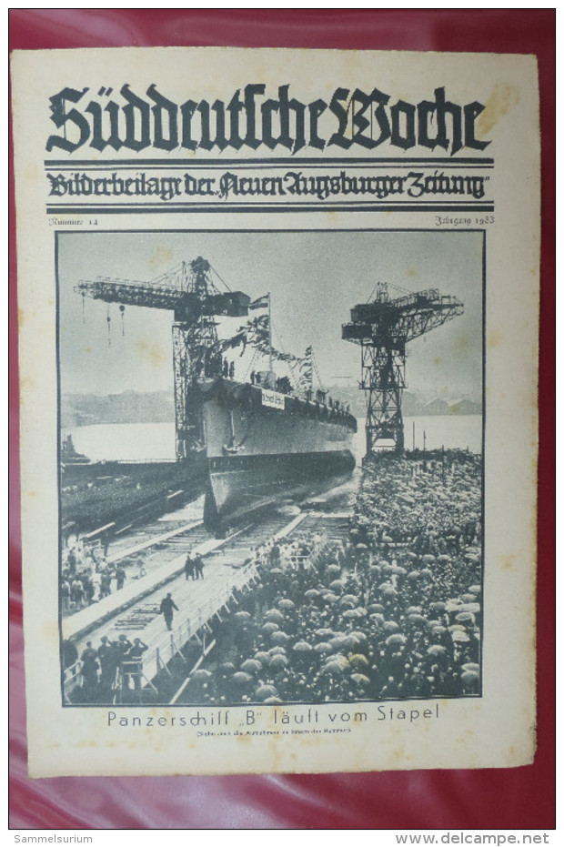 "Süddeutsche Woche" Bilderbeilage der Neuen Augsburger Zeitung, Ausgaben 3/1933 bis 52/1933 Inklusive Sonderbeilage