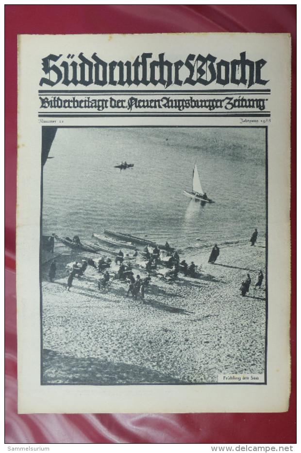 "Süddeutsche Woche" Bilderbeilage der Neuen Augsburger Zeitung, Ausgaben 3/1933 bis 52/1933 Inklusive Sonderbeilage