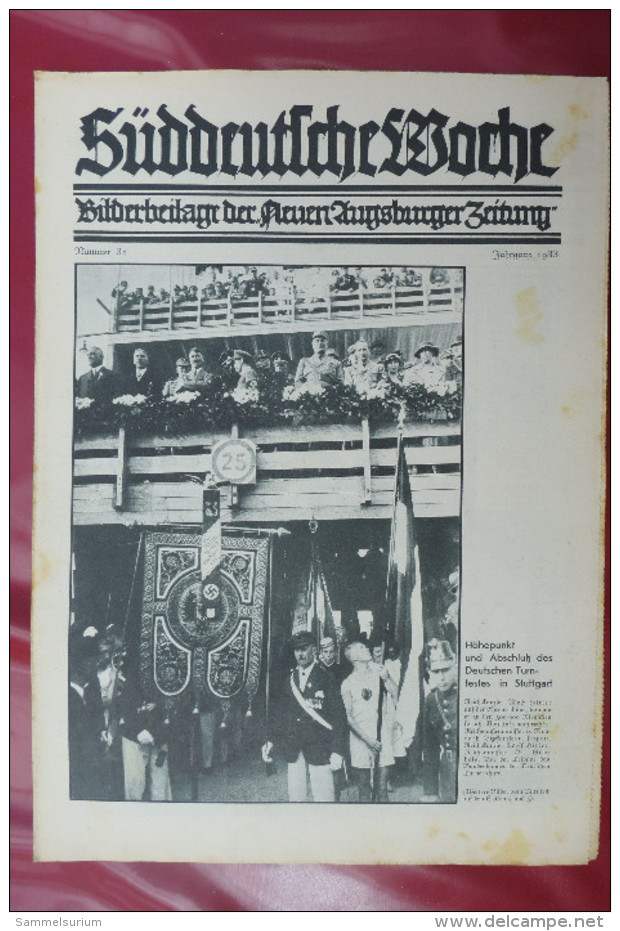 "Süddeutsche Woche" Bilderbeilage der Neuen Augsburger Zeitung, Ausgaben 3/1933 bis 52/1933 Inklusive Sonderbeilage