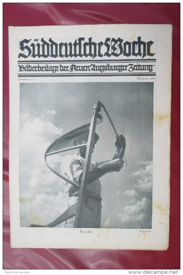 "Süddeutsche Woche" Bilderbeilage der Neuen Augsburger Zeitung, Ausgaben 3/1933 bis 52/1933 Inklusive Sonderbeilage