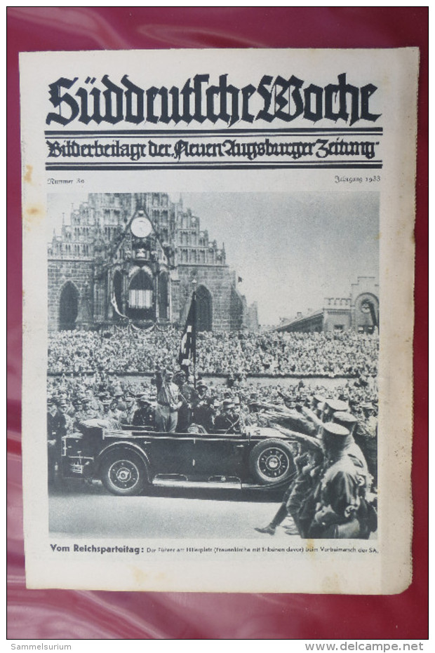 "Süddeutsche Woche" Bilderbeilage der Neuen Augsburger Zeitung, Ausgaben 3/1933 bis 52/1933 Inklusive Sonderbeilage