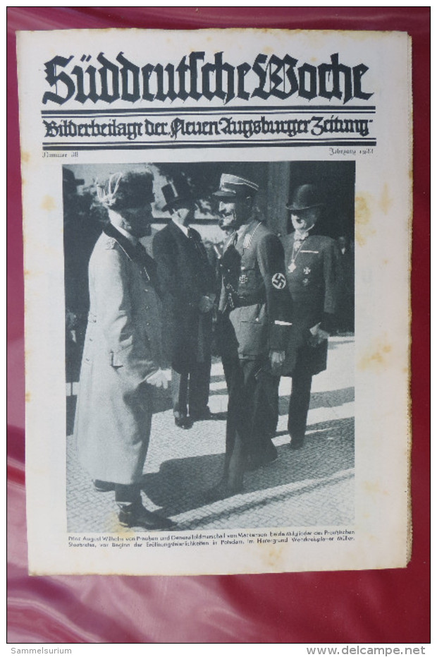 "Süddeutsche Woche" Bilderbeilage der Neuen Augsburger Zeitung, Ausgaben 3/1933 bis 52/1933 Inklusive Sonderbeilage