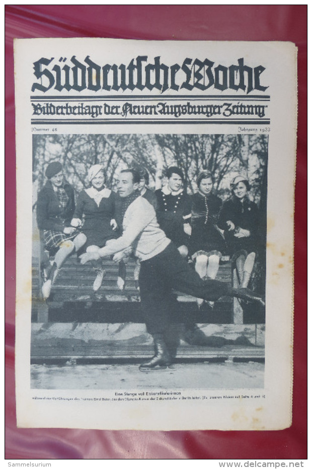 "Süddeutsche Woche" Bilderbeilage der Neuen Augsburger Zeitung, Ausgaben 3/1933 bis 52/1933 Inklusive Sonderbeilage