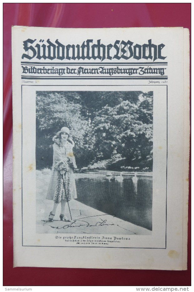 "Süddeutsche Woche" Bilderbeilage Der Neuen Augsburger Zeitung, Ausgaben 1/1931 Bis 37/1931 Und 39/1931 Bis 52/1931 - Política Contemporánea