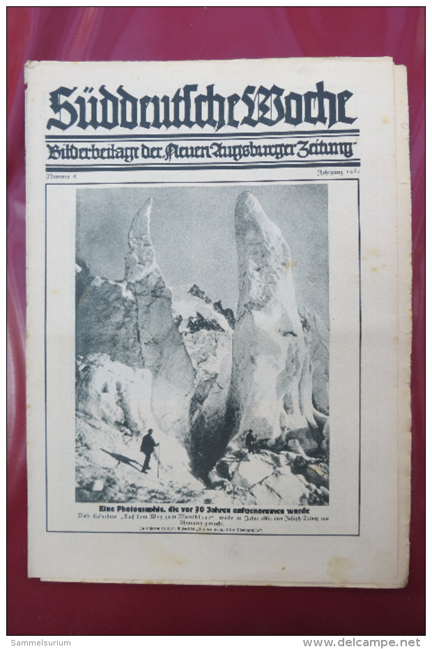 "Süddeutsche Woche" Bilderbeilage der Neuen Augsburger Zeitung, Ausgaben 1/1931 bis 37/1931 und 39/1931 bis 52/1931