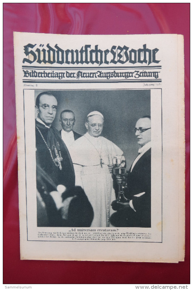 "Süddeutsche Woche" Bilderbeilage der Neuen Augsburger Zeitung, Ausgaben 1/1931 bis 37/1931 und 39/1931 bis 52/1931