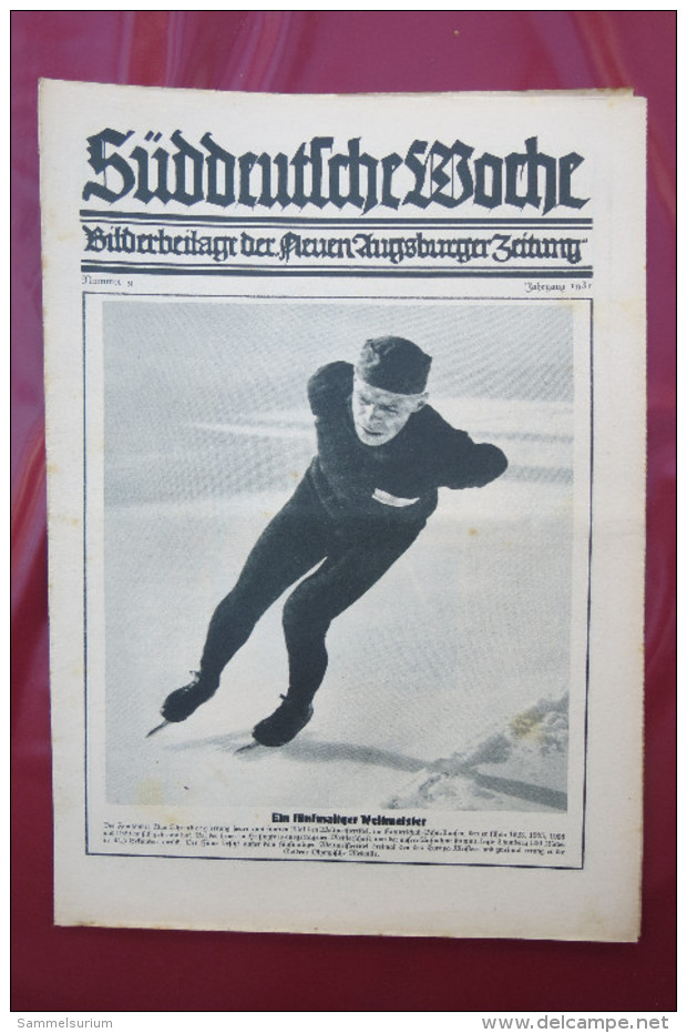 "Süddeutsche Woche" Bilderbeilage der Neuen Augsburger Zeitung, Ausgaben 1/1931 bis 37/1931 und 39/1931 bis 52/1931