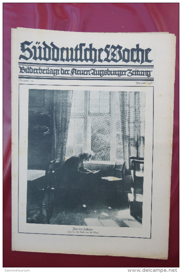 "Süddeutsche Woche" Bilderbeilage der Neuen Augsburger Zeitung, Ausgaben 1/1931 bis 37/1931 und 39/1931 bis 52/1931