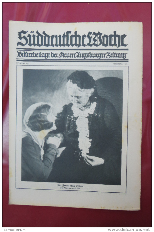 "Süddeutsche Woche" Bilderbeilage der Neuen Augsburger Zeitung, Ausgaben 1/1931 bis 37/1931 und 39/1931 bis 52/1931