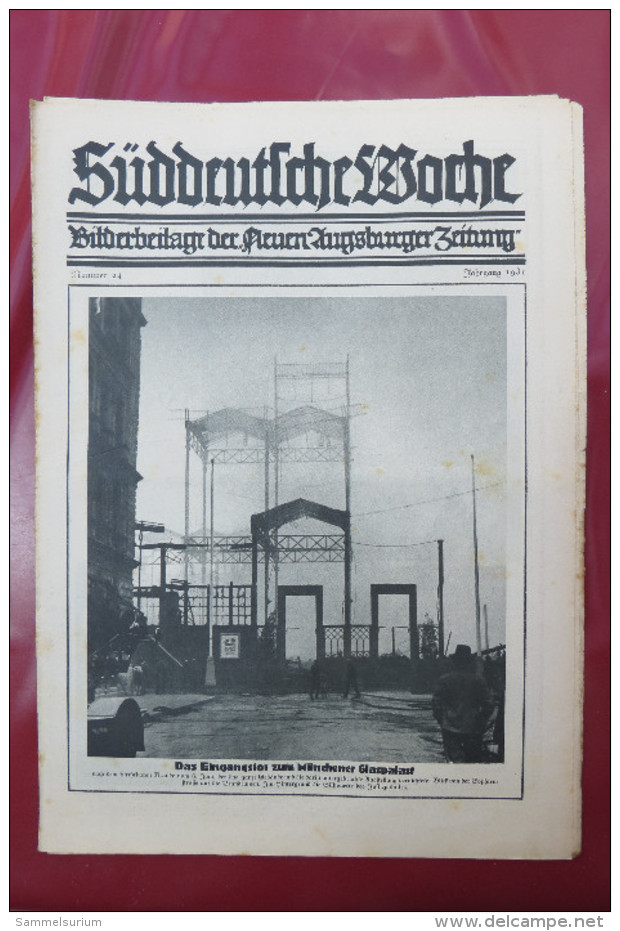 "Süddeutsche Woche" Bilderbeilage der Neuen Augsburger Zeitung, Ausgaben 1/1931 bis 37/1931 und 39/1931 bis 52/1931