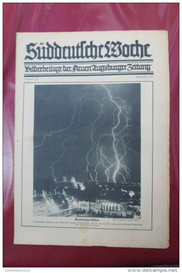"Süddeutsche Woche" Bilderbeilage der Neuen Augsburger Zeitung, Ausgaben 1/1931 bis 37/1931 und 39/1931 bis 52/1931
