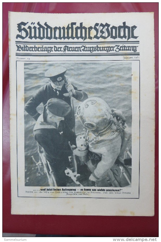 "Süddeutsche Woche" Bilderbeilage der Neuen Augsburger Zeitung, Ausgaben 1/1931 bis 37/1931 und 39/1931 bis 52/1931