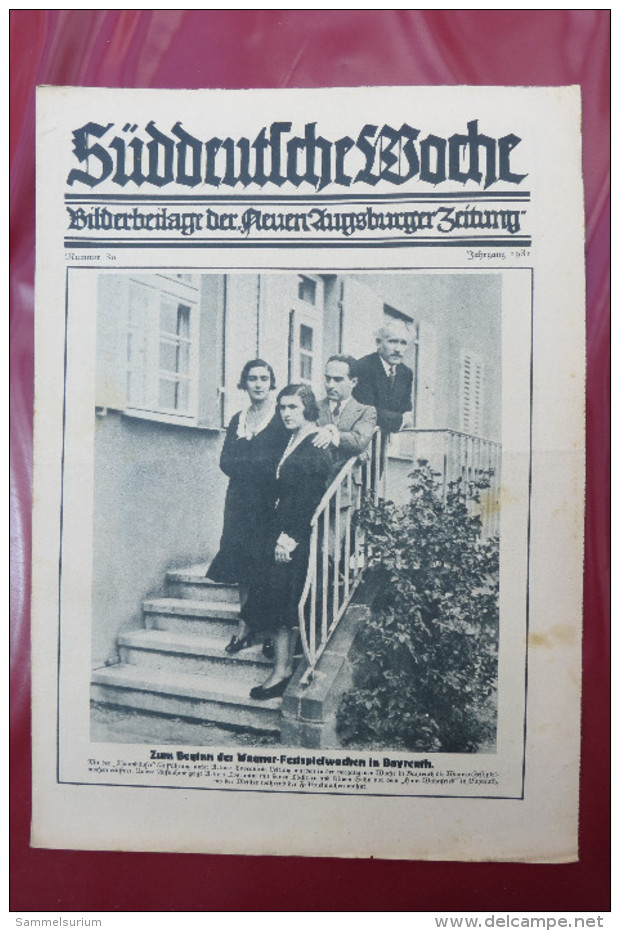 "Süddeutsche Woche" Bilderbeilage der Neuen Augsburger Zeitung, Ausgaben 1/1931 bis 37/1931 und 39/1931 bis 52/1931