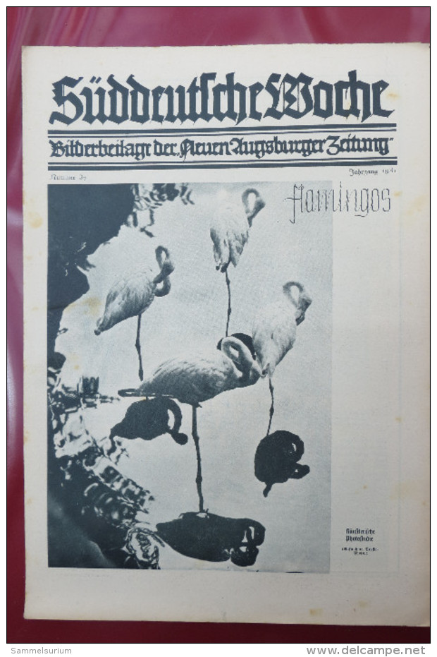 "Süddeutsche Woche" Bilderbeilage der Neuen Augsburger Zeitung, Ausgaben 1/1931 bis 37/1931 und 39/1931 bis 52/1931