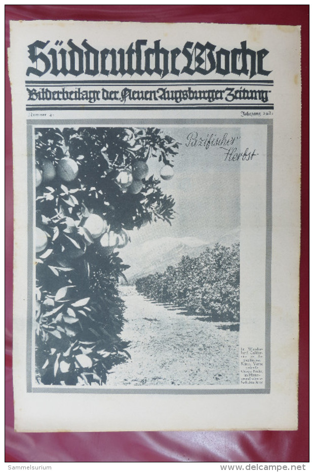 "Süddeutsche Woche" Bilderbeilage der Neuen Augsburger Zeitung, Ausgaben 1/1931 bis 37/1931 und 39/1931 bis 52/1931