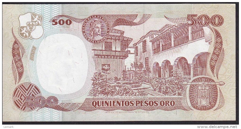 Colombia 500 Pesos 1992 P431 UNC - Colombie