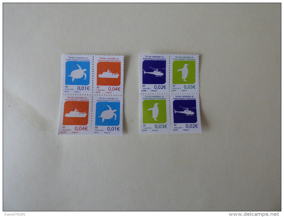 Bloc De 4 Petites Valeurs - Unused Stamps