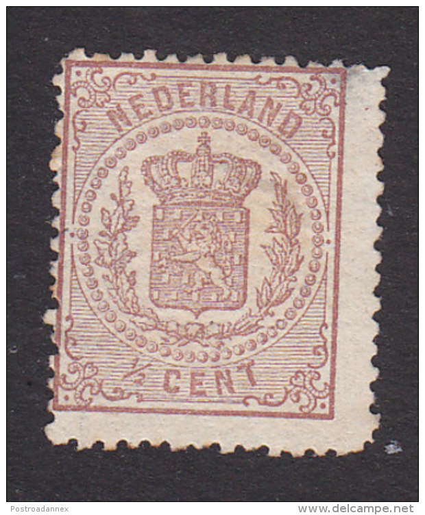 Netherlands, Scott #17, Mint No Gum, Coat Of Arms, Issued 1869 - Unused Stamps