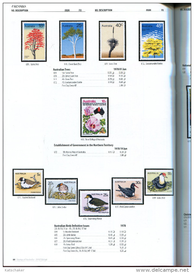 385588168 STAMPS OF AUSTRALIA 12 TH EDITION GEWICHT WEIGHT 600 GRAM - Autres & Non Classés