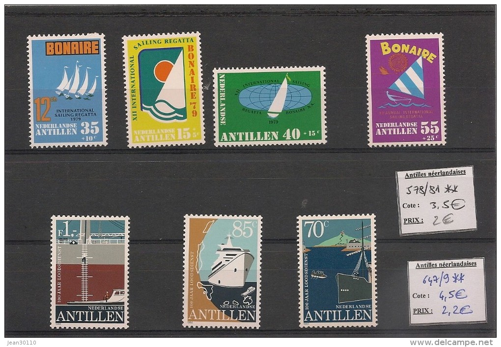 ANTILLES NEERLANDAISES Années 1979-1982 - Other & Unclassified