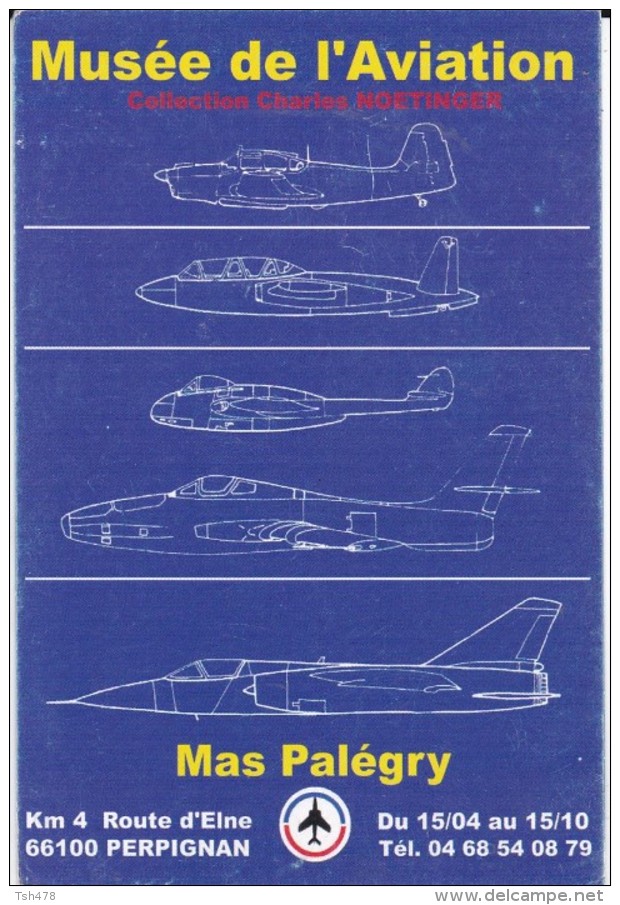 Carte PUB---66---PERPIGNAN--MUSEE DE L'AVIATION--mas Palégry--voir 2 Scans - Perpignan